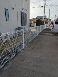 ユメッシュHR型フェンス　フェンス改修工事　佐賀市