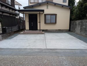 住みやすくなった。中古住宅の外構リフォーム　大川市戸建て