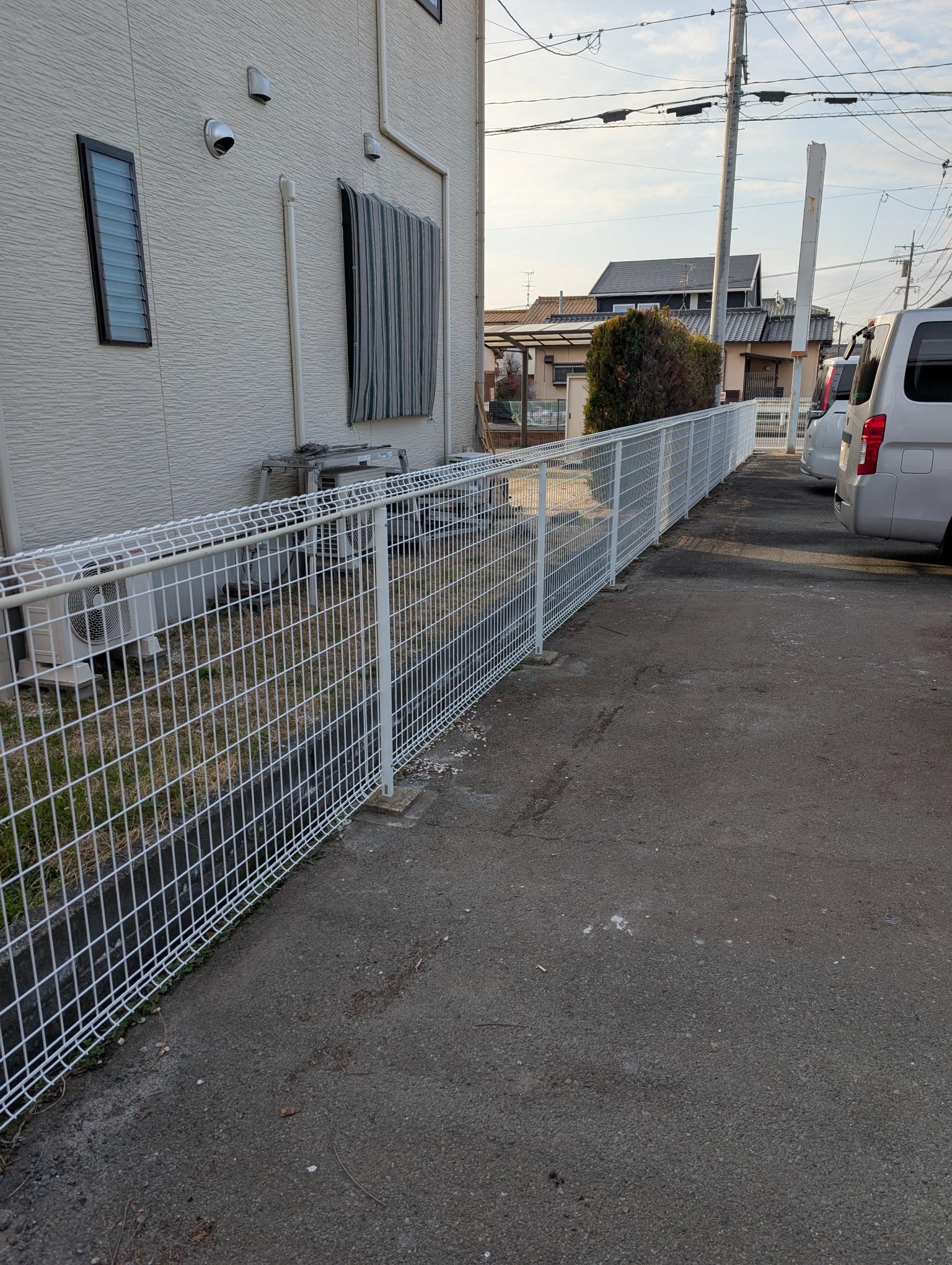 ユメッシュHR型フェンス　フェンス改修工事　佐賀市