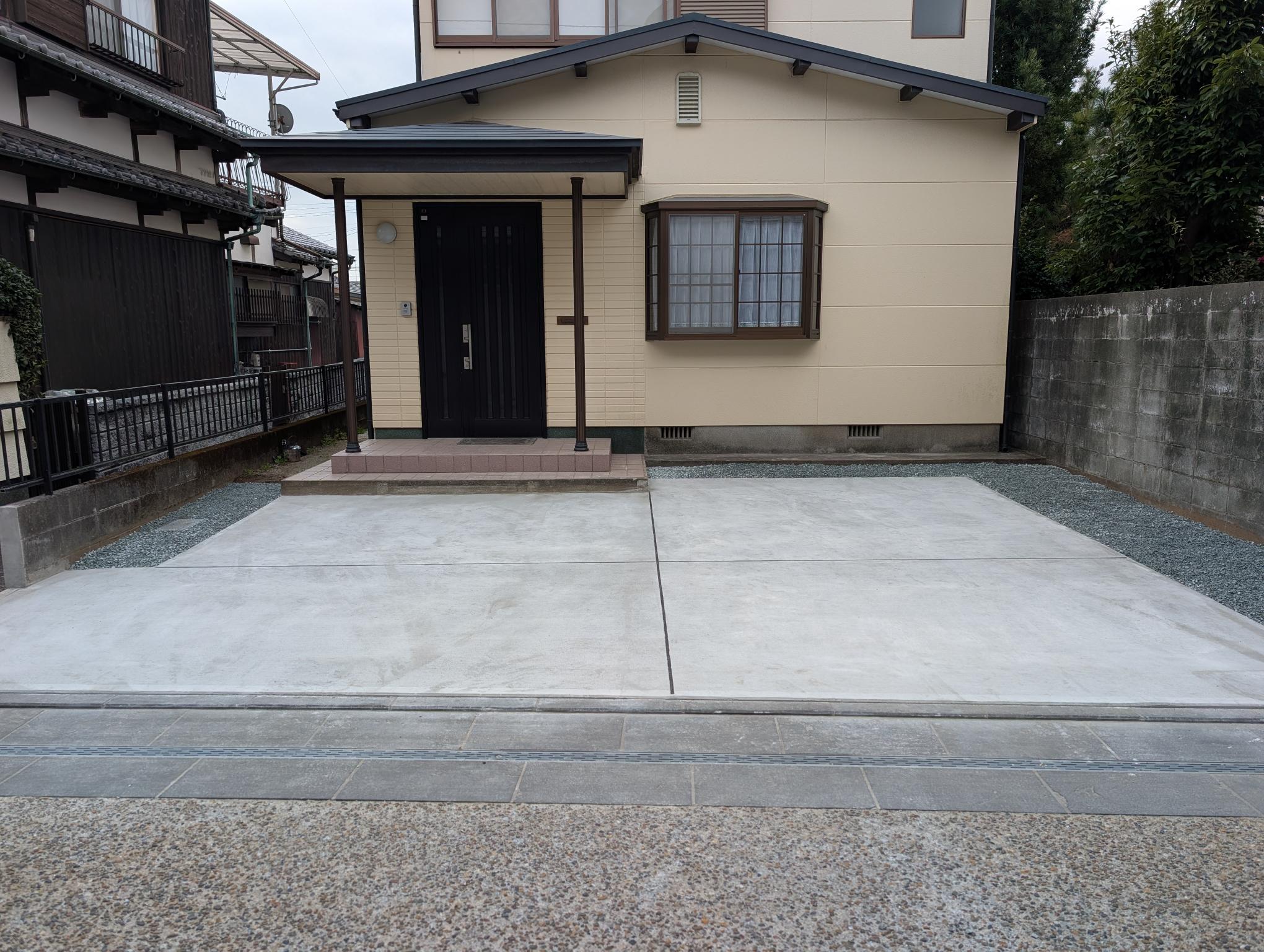 住みやすくなった。中古住宅の外構リフォーム　大川市戸建て